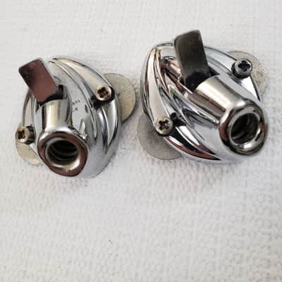 Premier Bass Drum Spur Mounts 1960s-1970s - #2…Chrome image 4