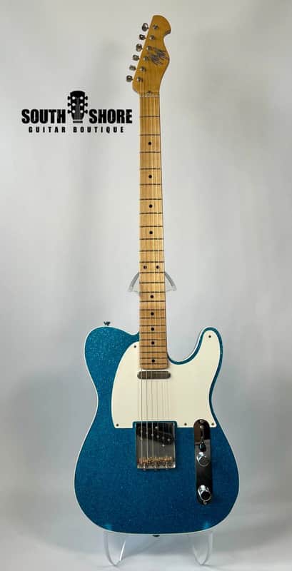 Mario Martin Guitars 2021 Baritone T-Style Custom, Blue Metallic finish NEW (Authorized Dealer) - image 1