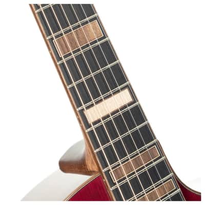 Cort MODERNBURGANDY Modern Concert Body Venetian Cutaway Solid Spruce Top Mahogany Neck 6-String Acoustic-Electric Guitar w/Hard Case image 8