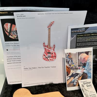 Paul Unkert 1985 VH-Era Guitar — Documented, Signed, Ultra Rare image 5
