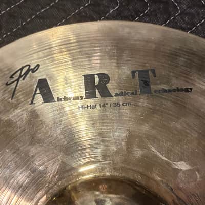 Istanbul Agop Alchemy 14” ART hi hat cymbal pair 2000s image 3