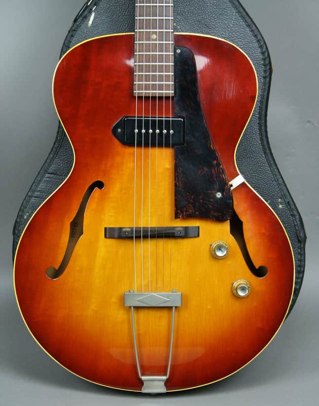 1965 Gibson ES-125T Vintage Archtop Electric Guitar Original Cherry Sunburst! image 1