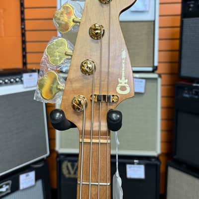 Charvel Pro-Mod San Dimas Bass PJ IV, natural mahogany finish without case - Open Box image 5
