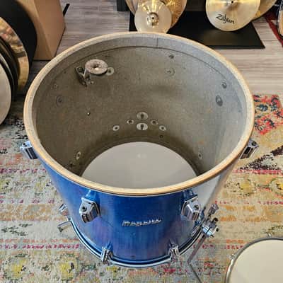 Rogers 20-16-13" Holiday Drum Kit in Blue Sparkle image 17
