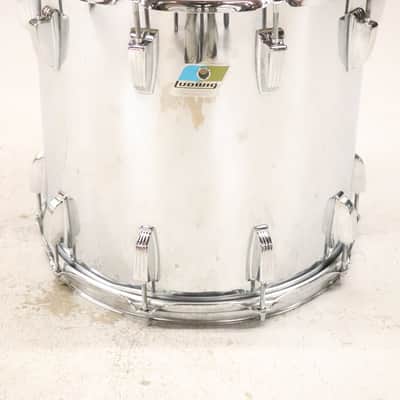 Ludwig 14x15" Modular Chrome Over Wood Tom Drum 6ply Maple Vintage 1970's