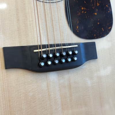 Martin Grand J-16E 12-string - Ebony Fingerboard, Natural, Used image 5