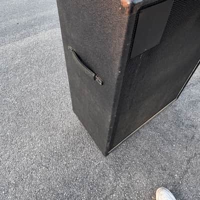 1977 Kustom  2-15B - Black 2x15 Bass Cab Cabinet 215B 215 image 5