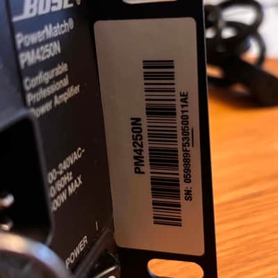 Bose® PowerMatch PM4250 configurable professional power amplifier image 4