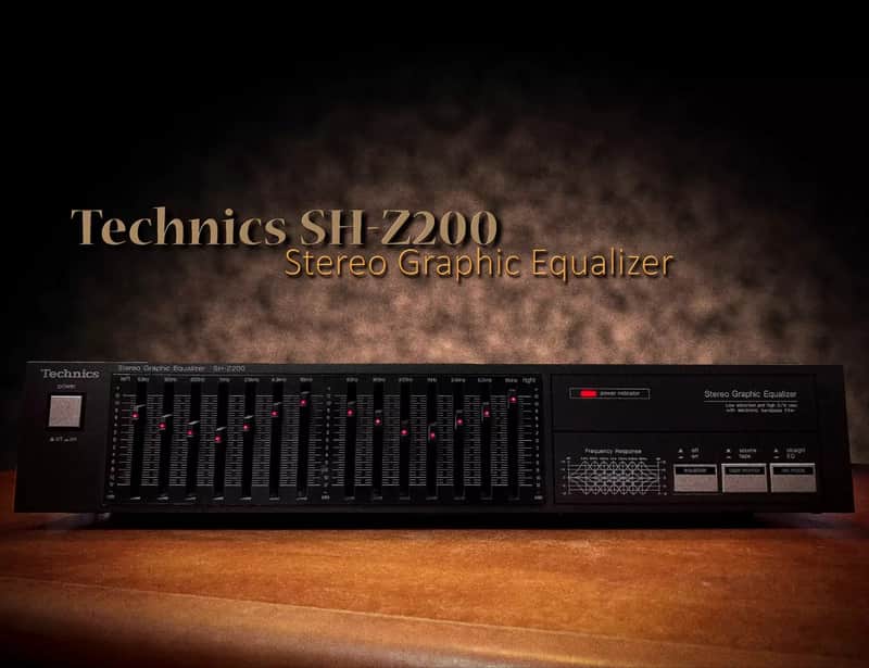 TECHNICS SH-Z200 🌈RaRe🌈 Vintage Stereo Graphic Equalizer image 1