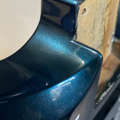 2000's Japan Jackson DKMGT Dinky Arched Top Metallic Blue Guitar Body Hard Tail image 20