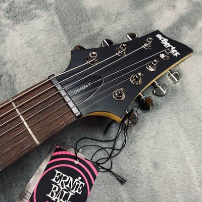 Schecter Demon-7 - Aged Black Satin image 3