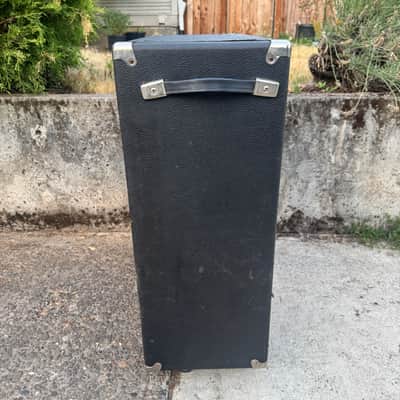 Fender Bassman 50 2x15" Speaker Cabinet Black 1970s image 7
