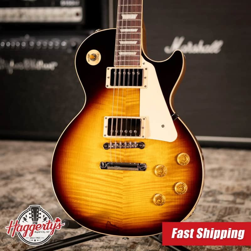 Gibson Les Paul Standard '50s Electric Guitar - Tobacco Burst with Hardshell Case image 1