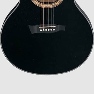Ibanez EP5 BP Steve Vai Euphoria Signature Acoustic Electric Guitar. Pearl Black image 2