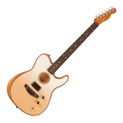 FENDER - FINNEAS Signature Acoustasonic Player Telecaster with Bag Rosewood Fingerboard Cappuccino Fade - 0971713116 image 1