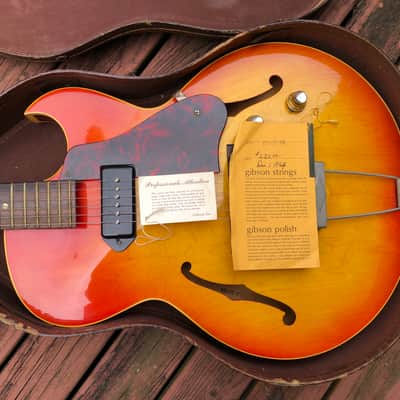 1964 Gibson ES-125TC Dot Neck Cherry Sunburst image 10
