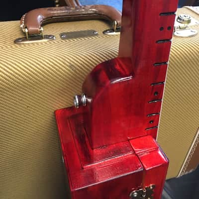 Custom 2 String Cigar Box Bass Guitar image 7