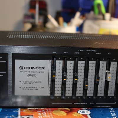 Restored Pioneer GR-560 7 Band Graphic Equalizer (9) with box/user manual image 7
