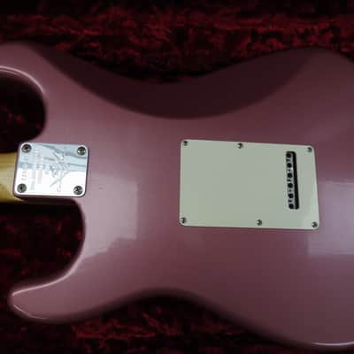 2007 Fender Custom Shop Masterbuilt Custom Classic Relic Strat, Burgundy Mist Metallic image 13