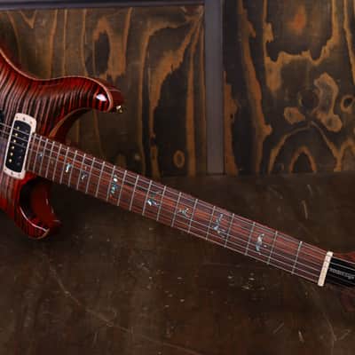 PRS Wood Library Modern Eagle V Charcoal Cherry Burst image 18