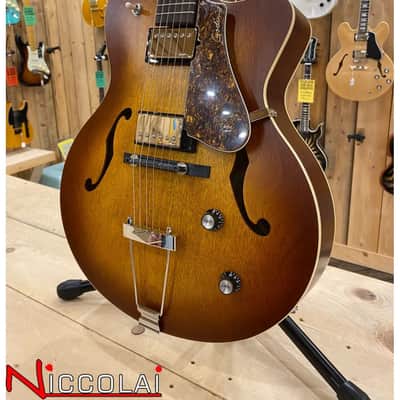 GODIN 5th Avenue Cutaway KingPin II HB Cognac Burst image 4