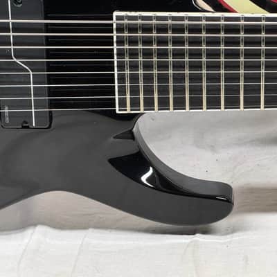 ESP Signature Series ESTEFB8 BLKFI STEF B-8 Stephen Carpenter (Deftones) Baritone 8-string Guitar with COA + Case - MIJ Made In Japan 2025 - Black image 8