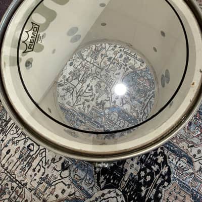 Ludwig 1960s Club Date Floor Tom 14x14" - Gold Sparkle (Rewrap) image 6