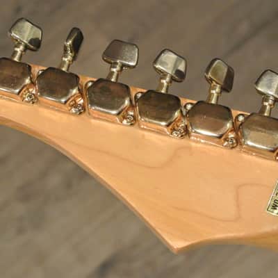 1980's Lotus L640 Stratocaster - Wild Tri-Color Shaded Finish with Gold Hardware + Brass Nut image 12