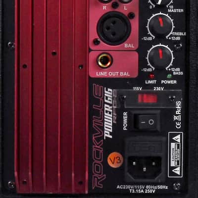 Rockville RPG8 8 Powered Active 400 Watt 2-Way DJ PA Speaker System image 4