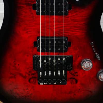Schecter Omen Elite-6 FR - Black Cherry Burst image 5