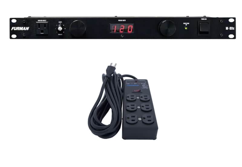 Furman M-8DX-PK1-K M-8DX Power Conditioner Bundle With SS6B Power Strip image 1