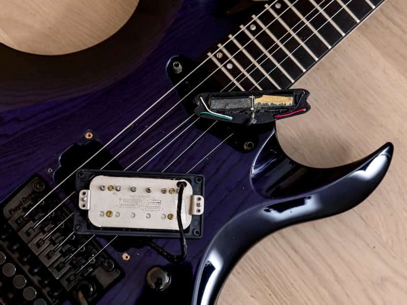2000 ESP Forest-GT Electric Guitar See Thru Purple Japan w