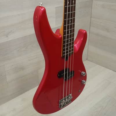Used Yamaha RBX250 Bass Guitar Red image 8