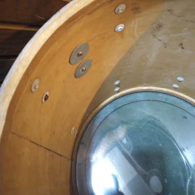 Ludwig 16x16 Floor Tom 1970's - Black Wrap image 20