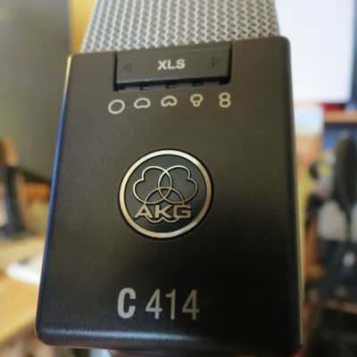 AKG C414 XLS Large Diaphragm Multipattern Condenser Microphone 2010s - Black image 2
