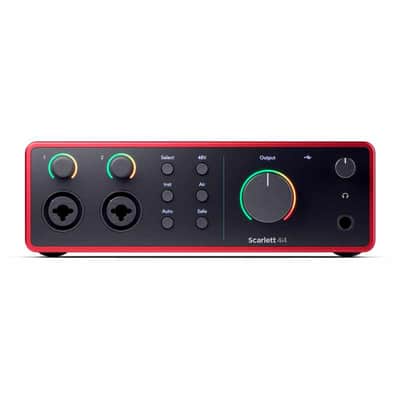 FOCUSRITE SCARLETT4-4I4 Scarlett G4 - Scarlett 4I4 4th Gen - 4 in / 4 out - USB-C image 4