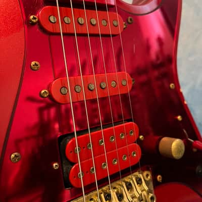 Fernandes LA-115KK Red HSS Made in Japan image 8