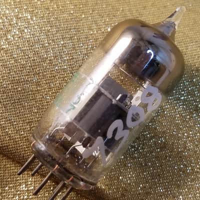 Sylvania JAN 7308 AT1000 TESTED Vacuum Tube USA military E188CC dual triode 1972 image 9