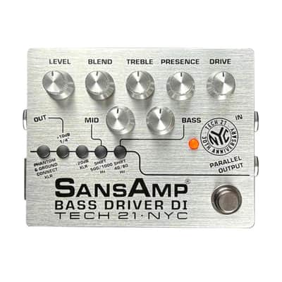ベース SANSAMP BASS D DI V2 TECH21 Bass Driver DI 30th Anniversary – Tech 21 NYC