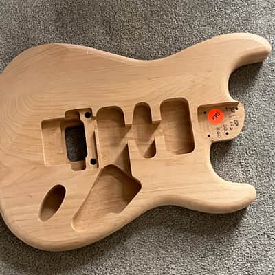 Fender American Ultra II Stratocaster guitar body unfinished Floyd Rose image 1