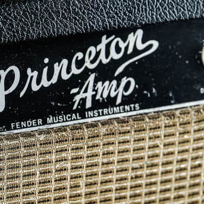 1966 Fender Princeton Model AA964 blackface image 6