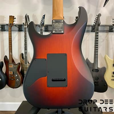 Schecter USA Custom Shop Sunset Custom-II HSS Electric Guitar w/ Case-Tiger Eye Satin image 12
