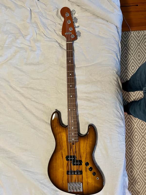 Warmoth Jazz Bass 2013 Tobacco burst image 1