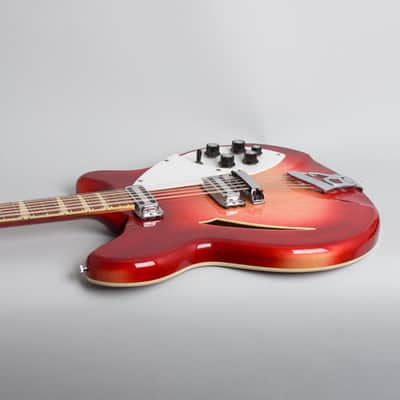 Rickenbacker  Model 360/12 Thinline Hollow Body Electric Guitar (1966), ser. #FH-2731, original silver tolex hard shell case. image 7