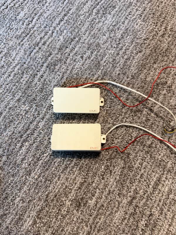 EMG 89-W Dual Mode Humbucker Set- White image 1
