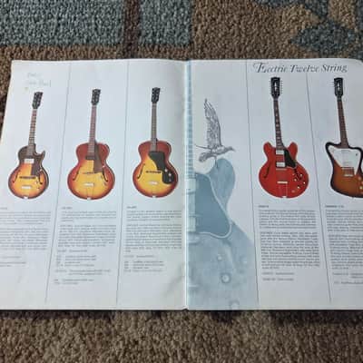 Vintage 1966 Gibson Full-Line Full-Color Catalog! Rare, Original Case Candy, Paperwork! image 7