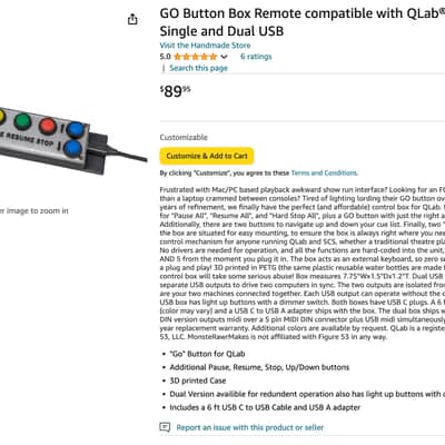 Playback Track Start Stop Go Button Box Remote 2024 image 3