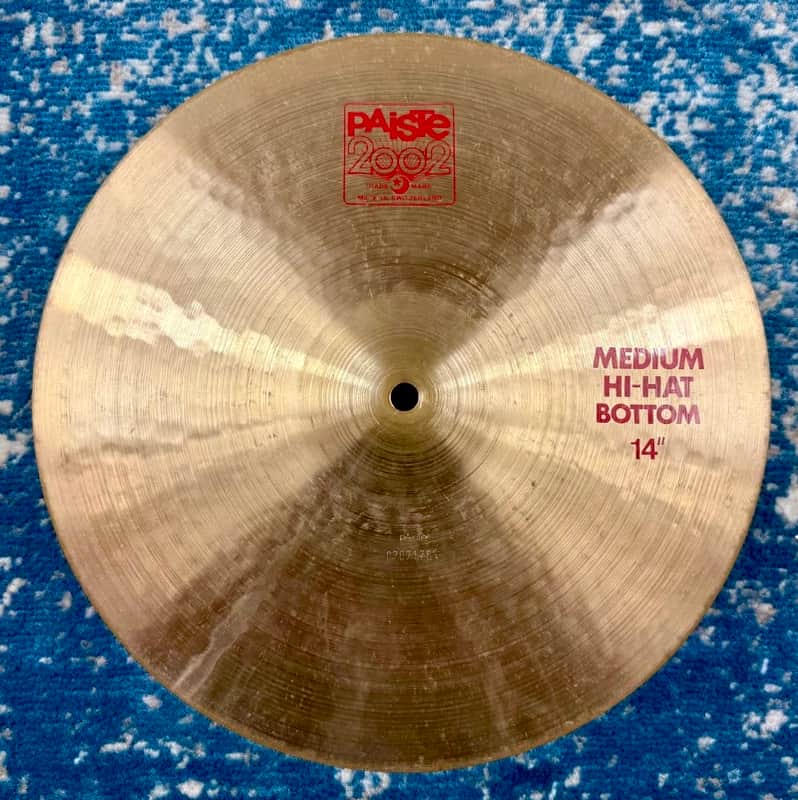 14” Paiste 2002 MEDIUM Bottom Hihat image 1
