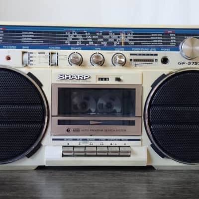 Sharp GF-5757 Rare Vintage Boombox Cassette Ghetto blaster Serviced Warranty image 10