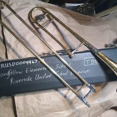 Bach TB300 Tenor Trombone, USA, Good Condition, with case image 8
